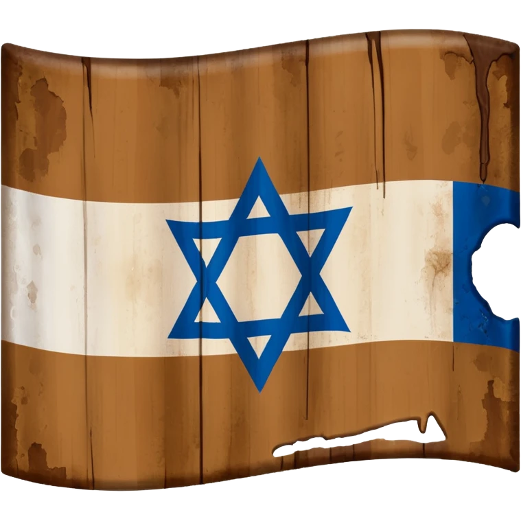 Flag of israel with poop don't show the symbol emoji