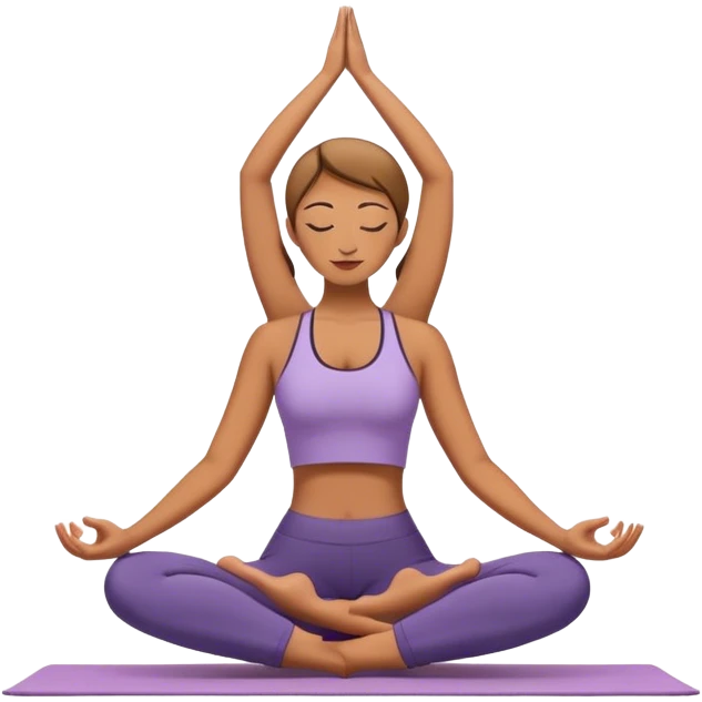 yoga pose emoji