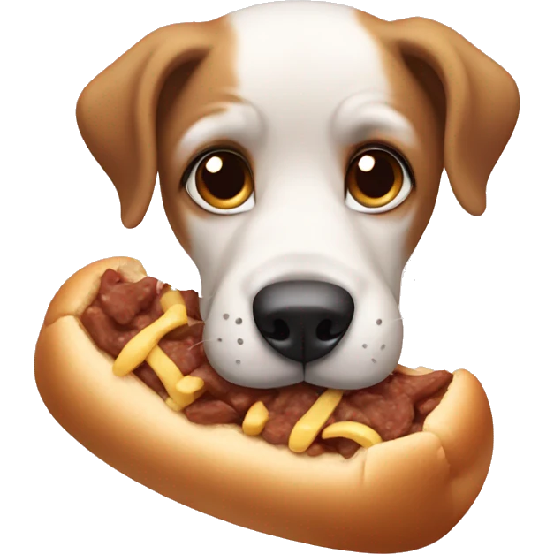 Hungry dog emoji