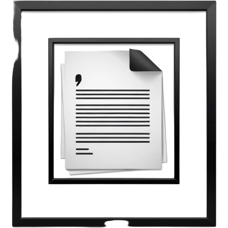 New post written  emoji