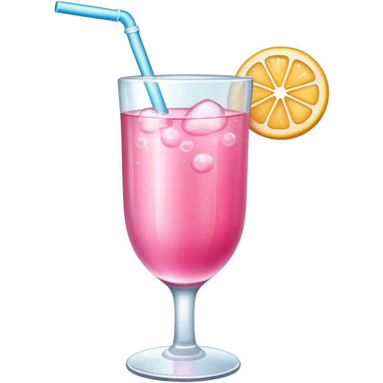 Pink drink emoji