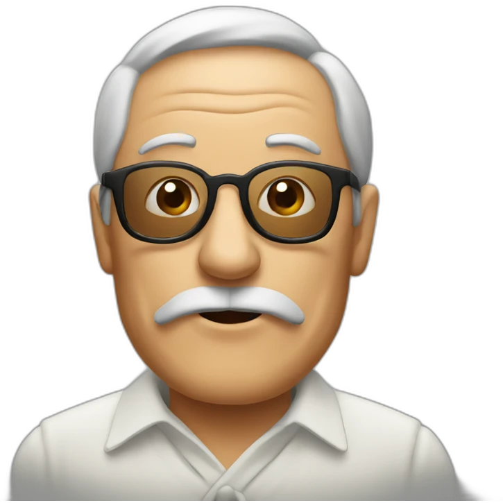 grandfather with cigar emoji