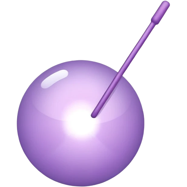 Hawaiian light purple poi emoji