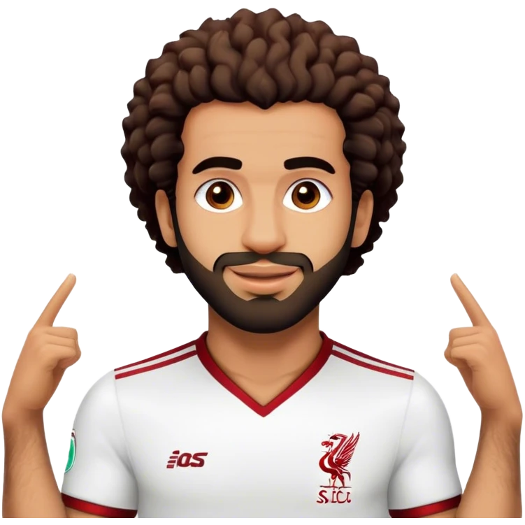 Mo salah celebrating  emoji