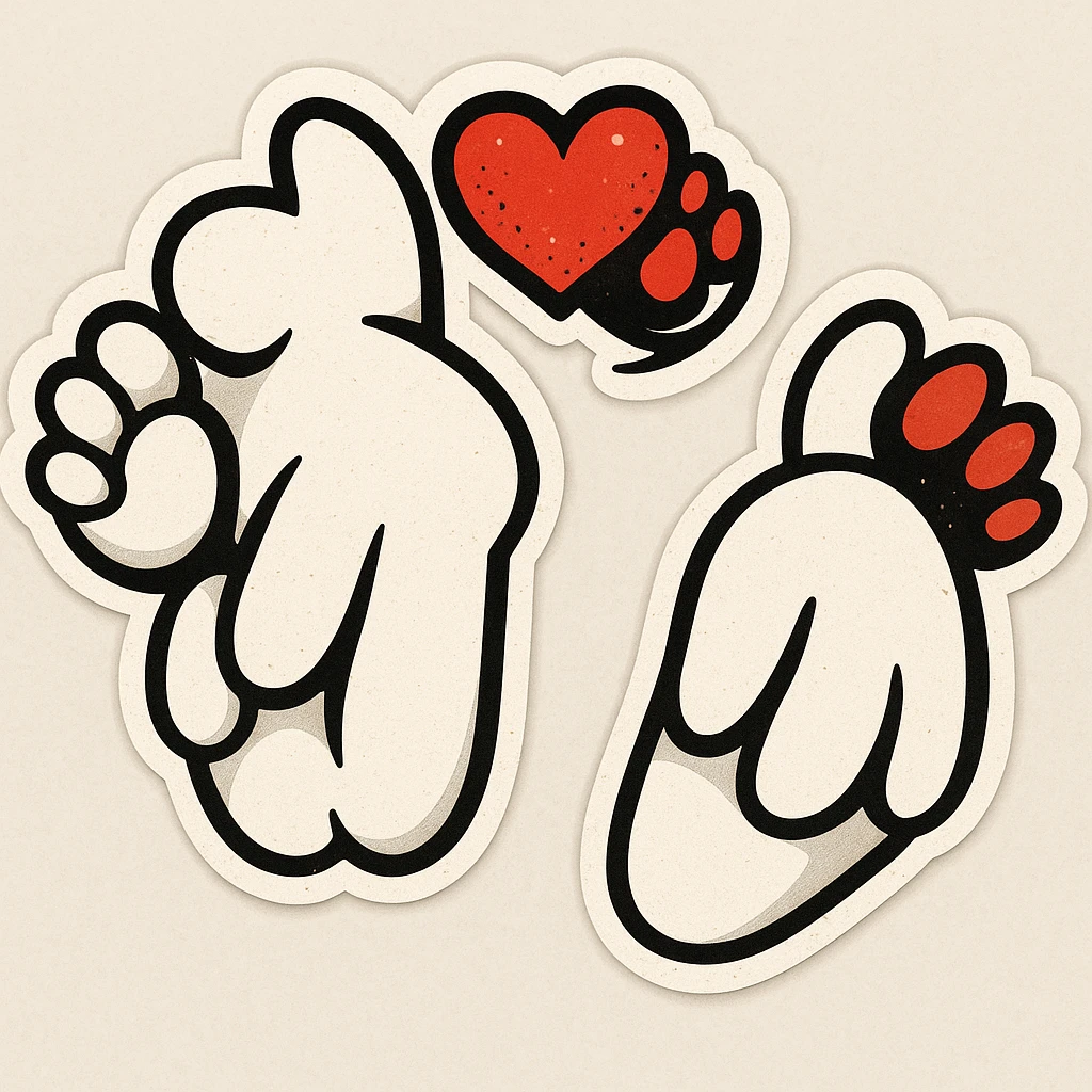 Make it cartoonish stickers: Add a heart to the image emoji