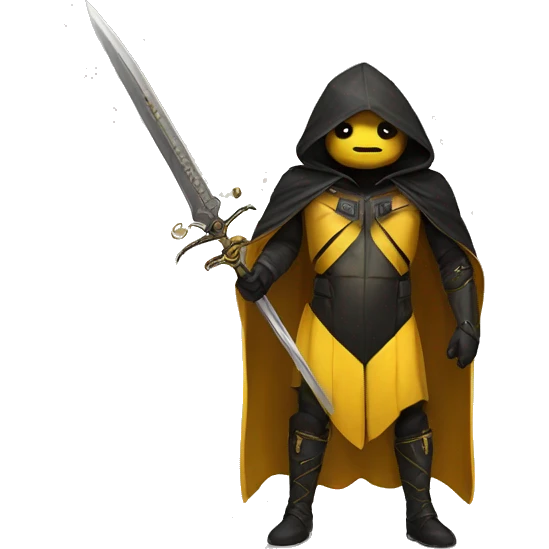 Bumblebee  cloak with sword emoji