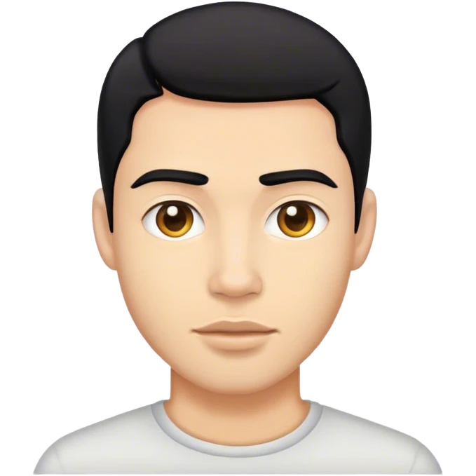 Black-haired man emoji