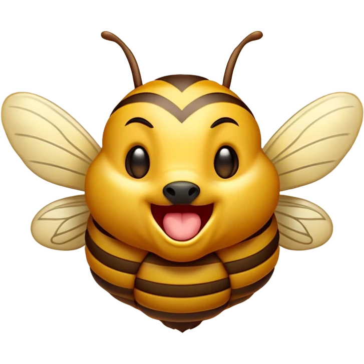 Cinematic Cute Yawning Hornet Portrait Emoji, Head tilted slightly with a dramatic, wide-open yawn, showcasing a small, striped body with softly drooping wings and sleepy, half-closed eyes, Simplified yet irresistibly adorable features, highly detailed, glowing with a soft, cozy glow, high shine, relaxed yet expressive, stylized with a dash of whimsical insect charm, soft glowing outline, capturing the essence of a drowsy yet affectionate hornet that appears ready to stretch out for a nap! emoji