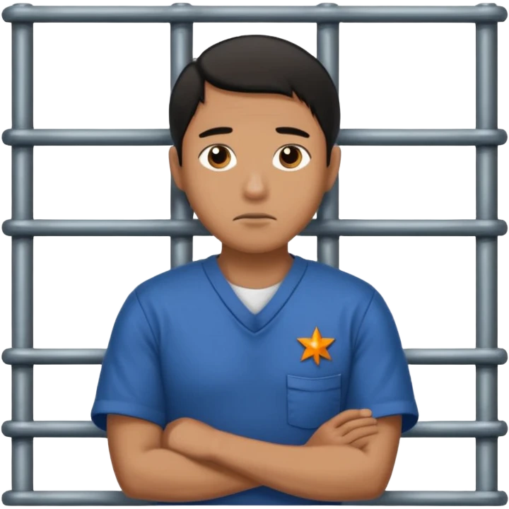 prison with jong man emoji