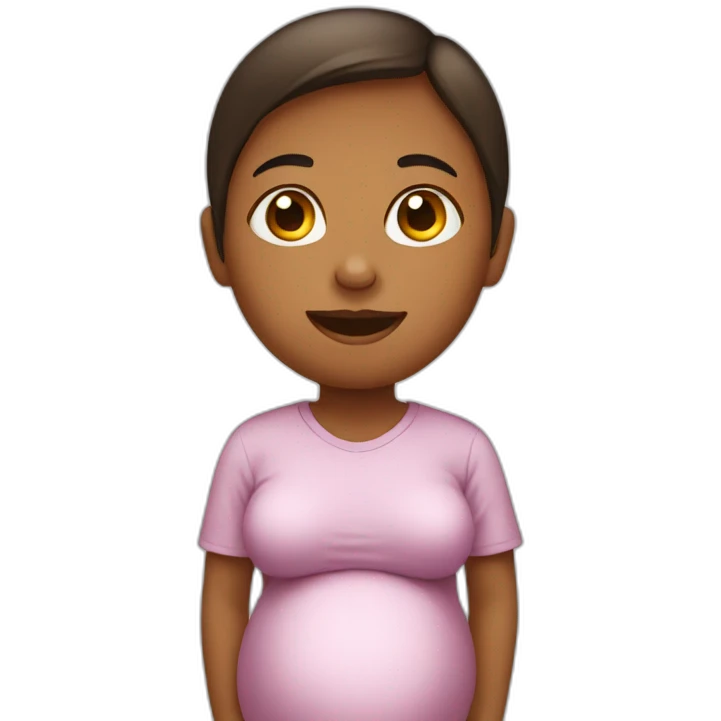 Pregnant kid emoji