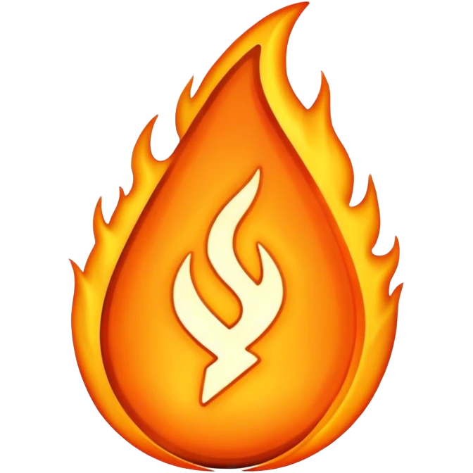 flame rune emoji