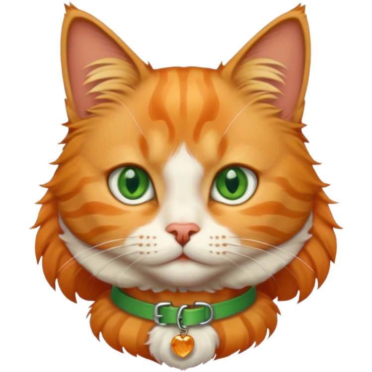 A cat with a collar emoji