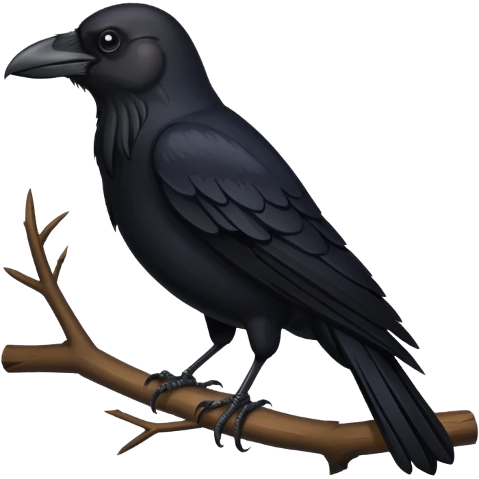 Crow emoji