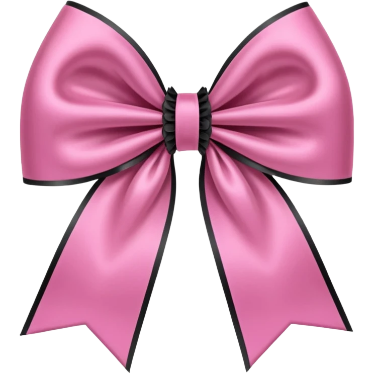 pink gothic bow emoji