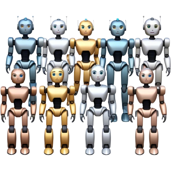 human robots emoji