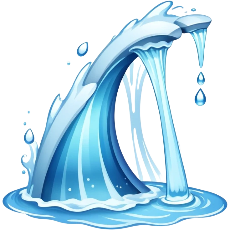 flowing water emoji