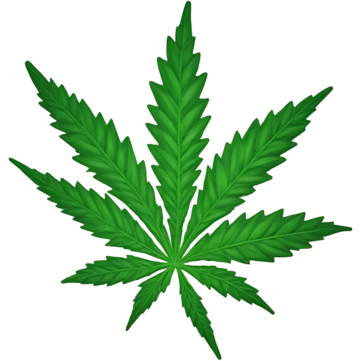 Weed leaf emoji
