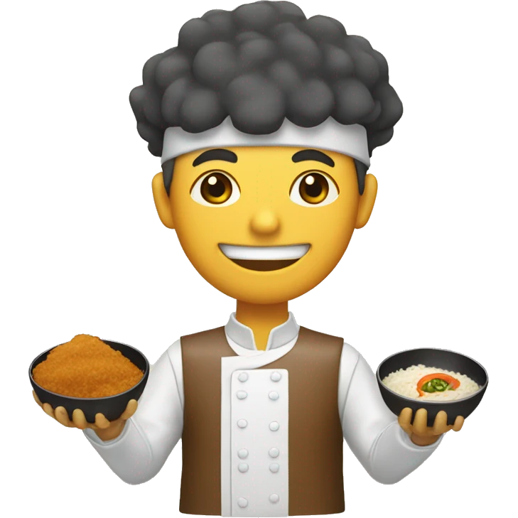 Chicken katsu curry emoji