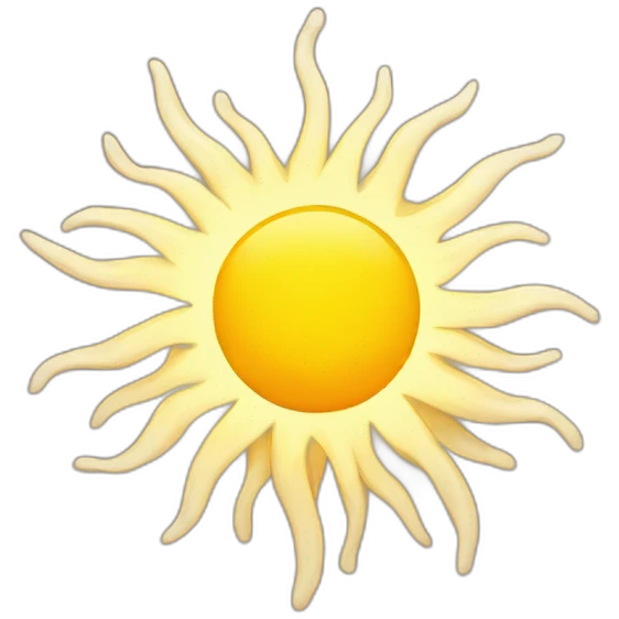 realistic sun  emoji