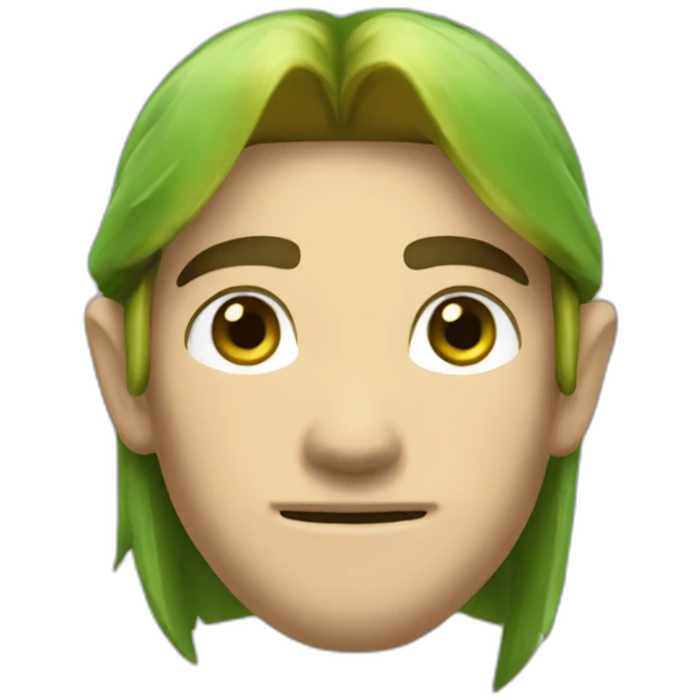 Link from the legend of Zelda. emoji