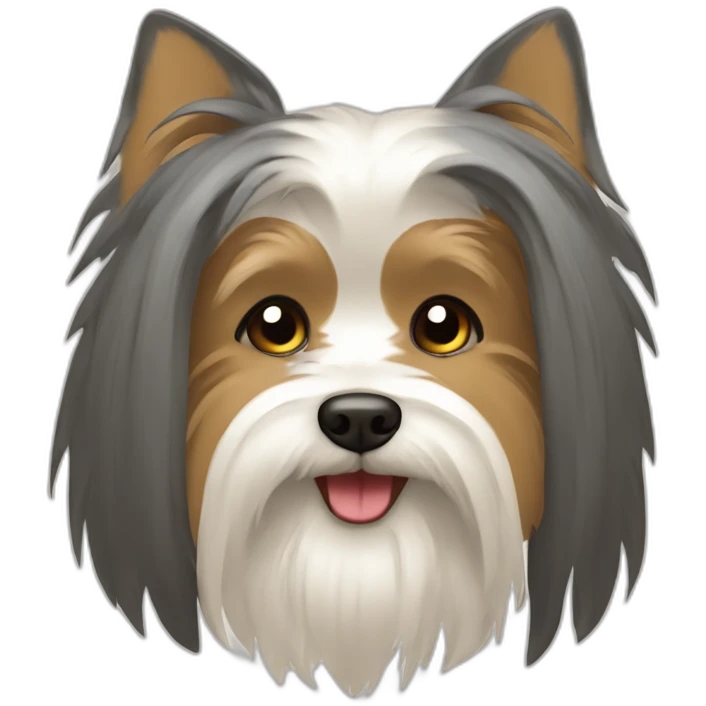 Maltês Yorkshire emoji