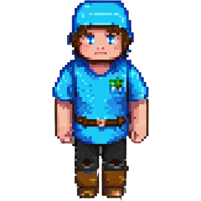 Minecraft Steve character emoji