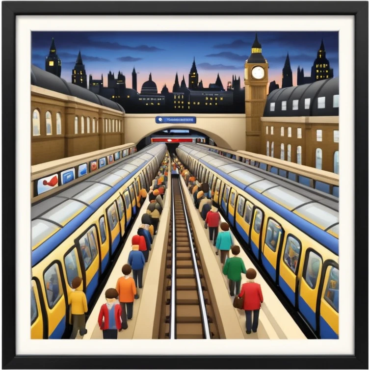 London underground emoji