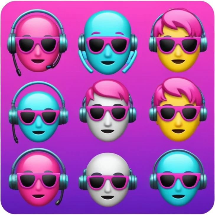 devops cyberpunk vaporwave hacker themed emoji pack emoji
