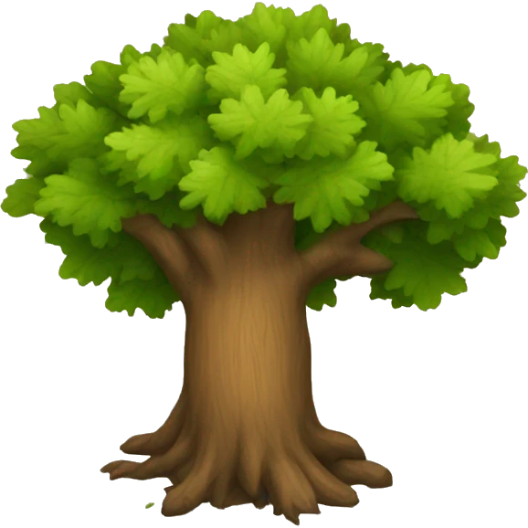 Oak tree emoji