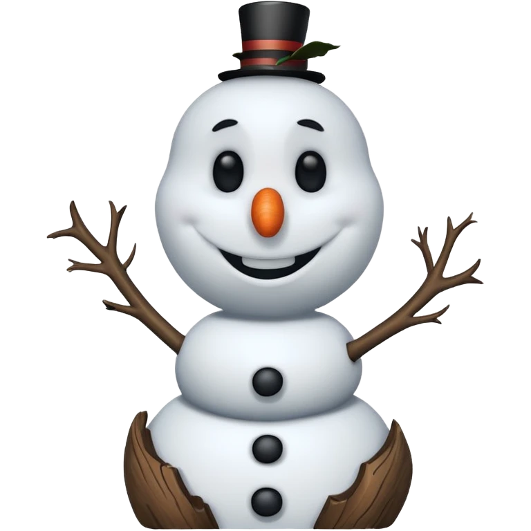Olaf from the Frozen movie emoji