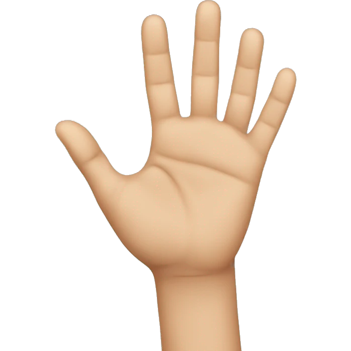 number 7 in sign language emoji