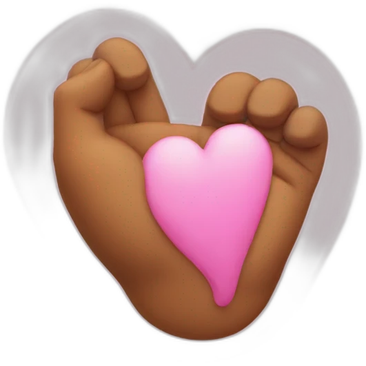 Coeur mains emoji