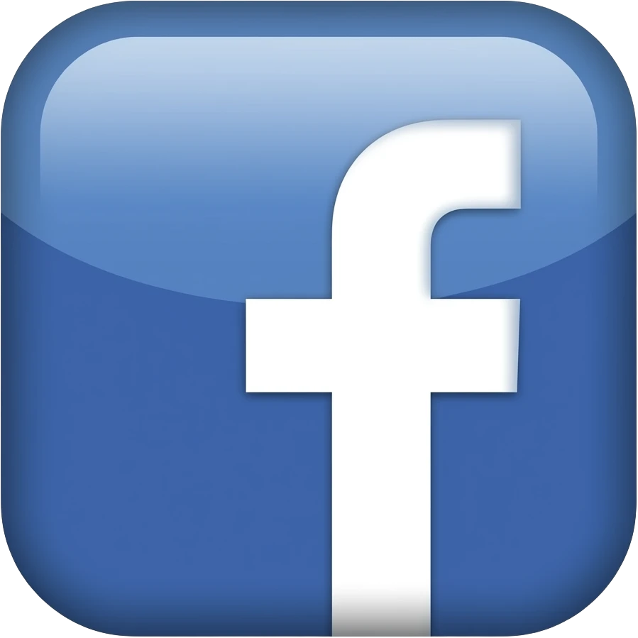 Badge  bleu Facebook emoji