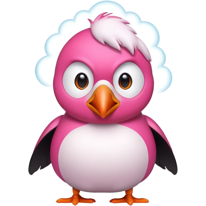 pink puffin angry steam emoji