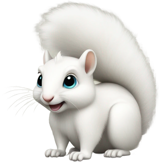 White squirrel  emoji