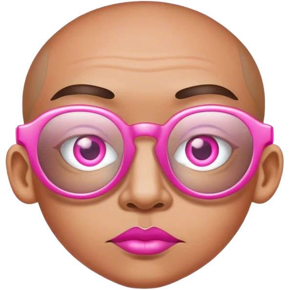 blunt grand ,aa with pink spects emoji