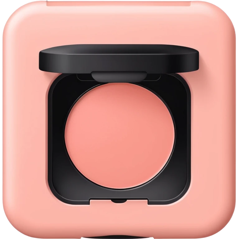 salmon pink makeup packaging emoji