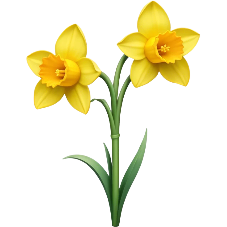Daffodil emoji