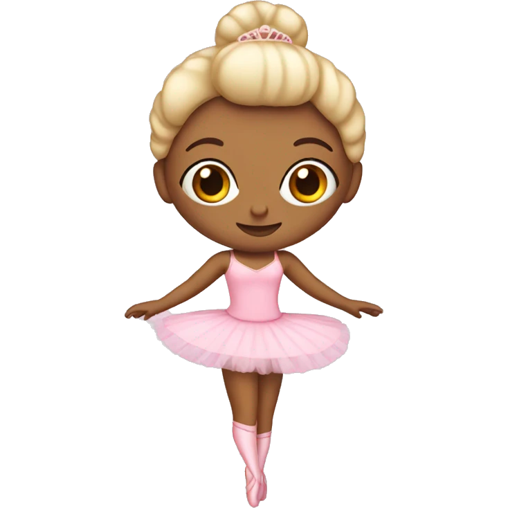 Pink ballerina princess  emoji