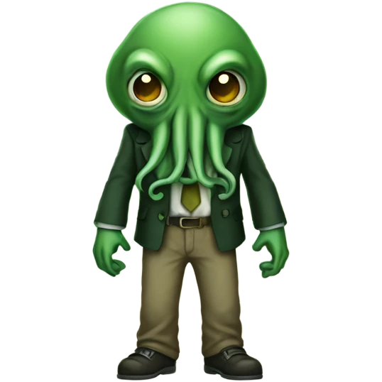 Cthulhu with pants emoji
