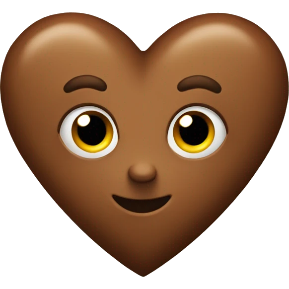 Plushy Brown Heart emoji