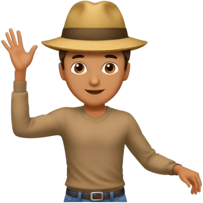 Man domingo a dan emoji