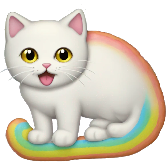 poptart kitty rainbow emoji
