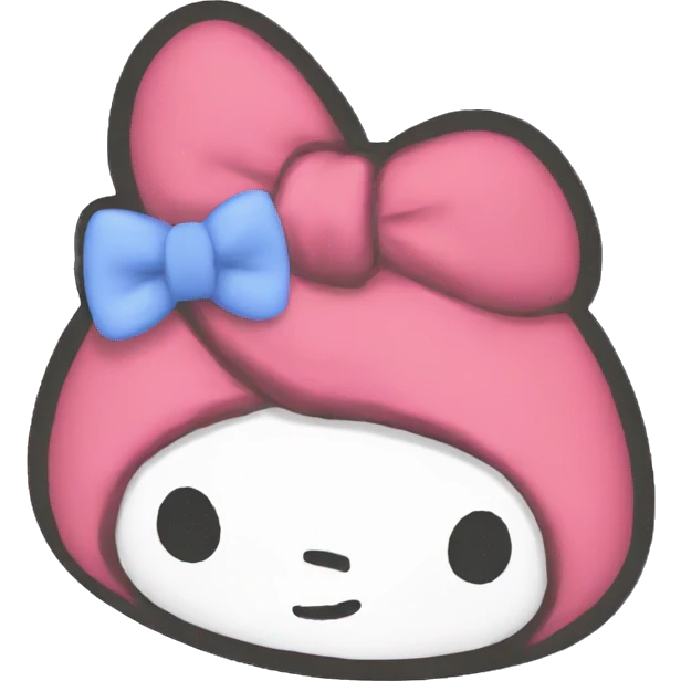 puppy with blue bow emoji