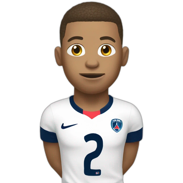 Mbappé qui mange emoji
