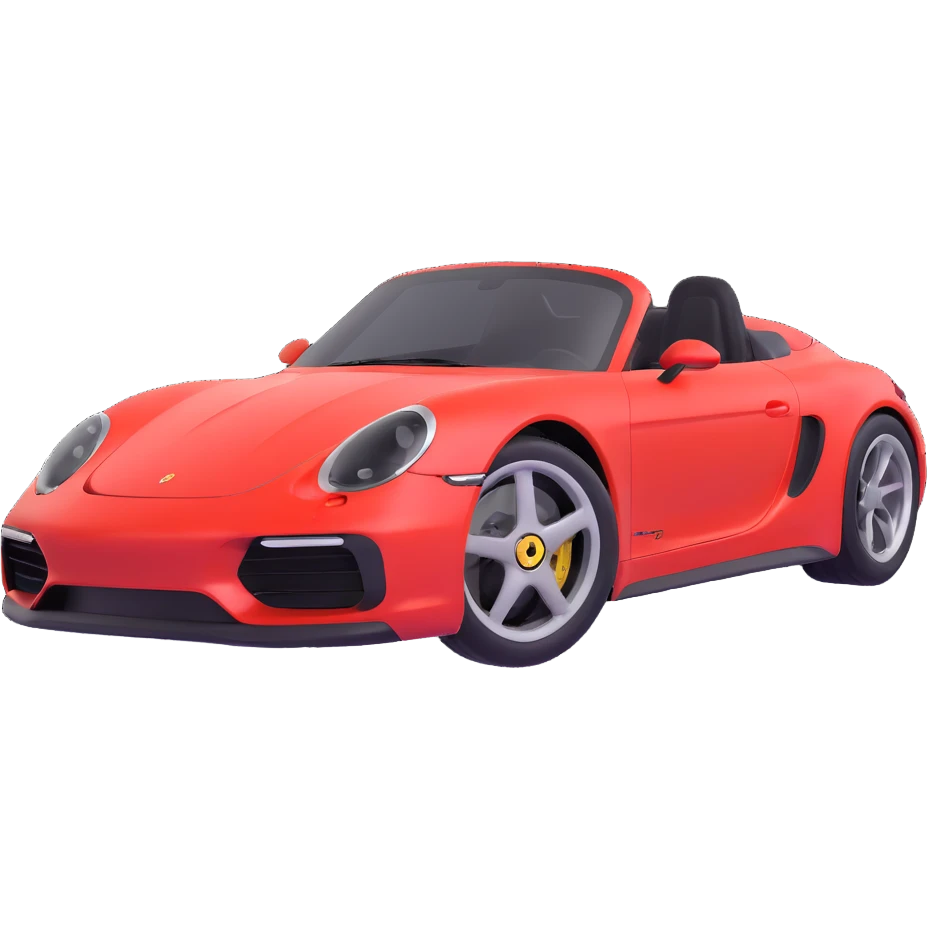 porsche sports car emoji