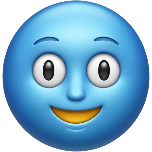 O emoji azul com o selo verificado dentro emoji