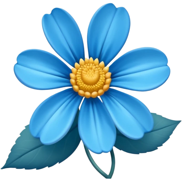 Verificado azul com bordas parecidas com pétalas de flor emoji