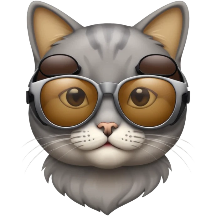 Cat wearing sunglasses emoji