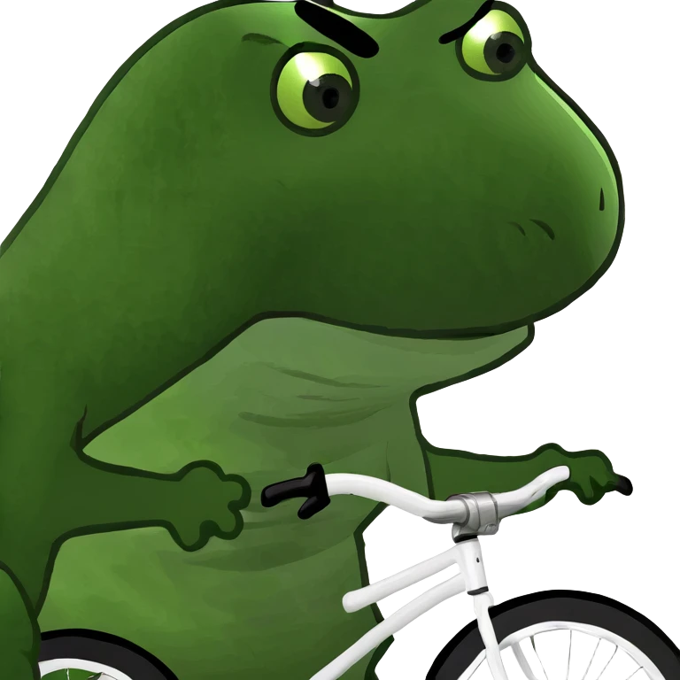 Dinosaur riot bike emoji